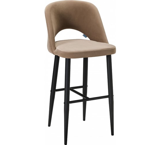 Барное кресло R-Home Lars 410220132h_Diag beige_черн_БАР 1