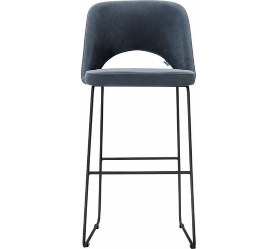 Барное кресло R-Home Lars Diag grey/Линк 410220140h_Diag grey_черн_БАР