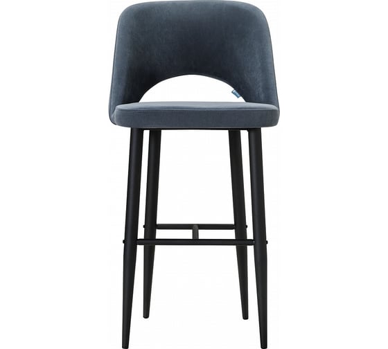 Барное кресло R-Home Lars 410220142h_Diag grey_черн_БАР