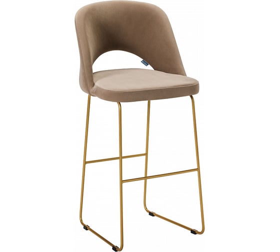 Барное кресло R-Home Lars Diag beige/Линк золото 410220131h_Diag beige_золото_БАР