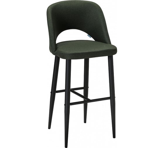 Барное кресло R-Home Lars тёмно-зеленый/черный 410220122h_Dark_Green_черн_БАР