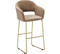 Барное кресло R-Home Oscar Diag beige/Линк золото 410218151h_Diag beige_золото_БАР