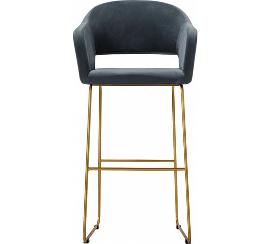 Барное кресло R-Home Oscar Diag grey/Линк золото 410218141h_Diag grey_золото_БАР