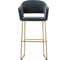 Барное кресло R-Home Oscar Diag grey/Линк золото 410218141h_Diag grey_золото_БАР 2
