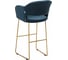 Барное кресло R-Home Oscar Diag blue/Линк золото 410218161h_Diag blue_золото_БАР 3