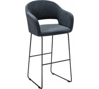 Барное кресло R-Home Oscar Diag grey/Линк 410218140h_Diag grey_черн_БАР