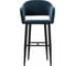Барное кресло R-Home Oscar 410218162h_Diag blue_черн_БАР 1