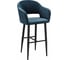 Барное кресло R-Home Oscar 410218162h_Diag blue_черн_БАР 2