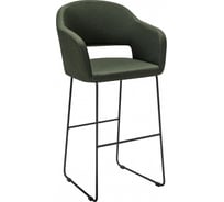 Барное кресло R-Home Oscar тёмно-зеленый/Линк 410218120h_Dark_Green_черн_БАР