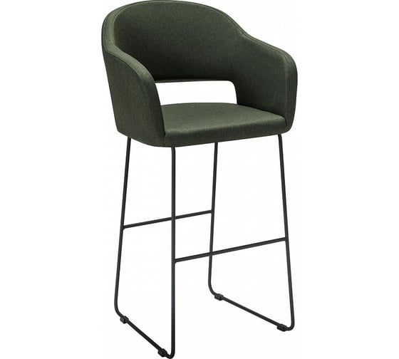 Барное кресло R-Home Oscar тёмно-зеленый/Линк 410218120h_Dark_Green_черн_БАР 1