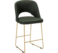 Полубарное кресло R-Home Lars тёмно-зеленый/Линк золото 410120126h_Dark_Green_золото_ПБ