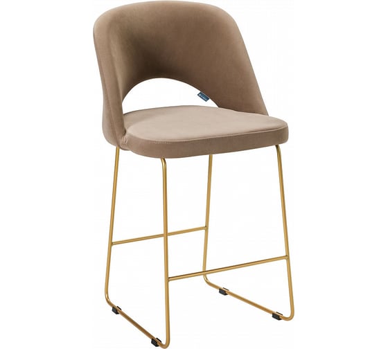 Полубарное кресло R-Home Lars Diag beige/Линк золото 410120136h_Diag beige_золото_ПБ 1