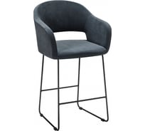 Полубарное кресло R-Home Oscar Diag grey/Линк 410118145h_Diaggrey_черн_ПБ