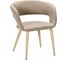 Стул R-Home Hugs beige/натуральный дуб 410131102h_Beige_н.дуб 1