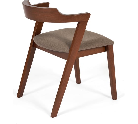Стул Tetchair Versa (Верса) мягкое сидение, каркас бук, сиденье ткань, 54,5x56x74 см, коричневый, 1 шт. в упаковке 19587
