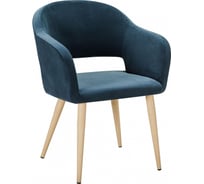 Стул R-Home Oscar Diag blue/натуральный дуб 410118161h_Diagblue_н.дуб