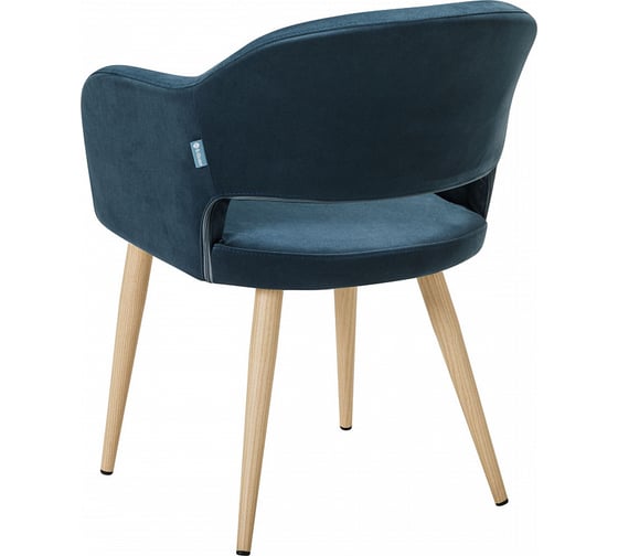 Стул R-Home Oscar Diag blue/натуральный дуб 410118161h_Diagblue_н.дуб
