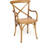 Стул с подлокотниками Tetchair Cross (mod.cb2008) дерево вяз, 91x55x52 см, груша (№3) 10982