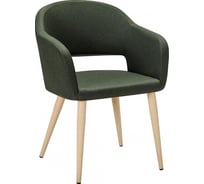 Стул R-Home Oscar тёмно-зеленый/натуральный дуб 410118121h_Dark_Green_н.дуб