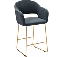 Полубарный стул R-Home Oscar Diag grey/Линк золото 410118146h_Diaggrey_золото_ПБ
