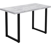 Обеденный стол Alternative п-образный бетон светлый 9631 пч 38 мм 1200x600x750  00000053848