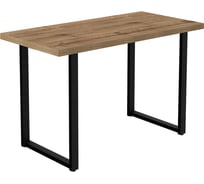 Обеденный стол Alternative п-образный дуб веллингтон табак 9761 пч 38 мм 1200x600x750 00000053988