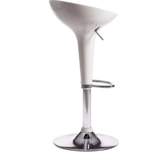 Барный стул Tetchair Nail (mod. ky801), металл/пластик, 42x44x67-88 см, белый/хром 19771