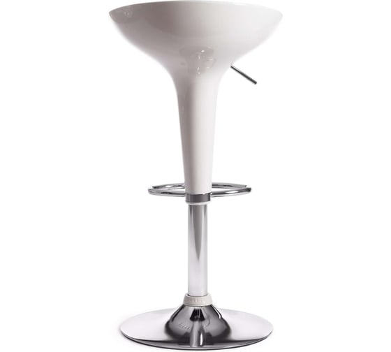 Барный стул Tetchair Nail (mod. ky801), металл/пластик, 42x44x67-88 см, белый/хром 19771