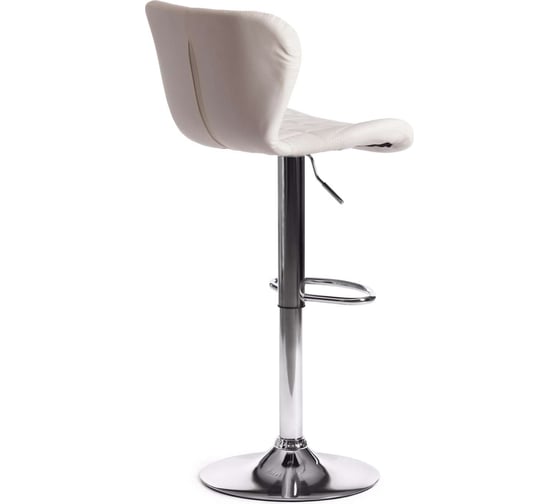 Барный стул Tetchair Avionic (mod. ky712a) металл/экокожа, 45x53x86-107 см, белый/хром 19763