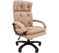 Офисное кресло CHAIRMAN 442 ткань T-6 бежевый (черный пластик) 00-07127981