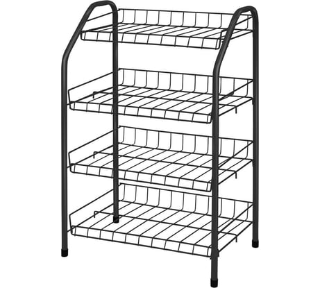 Этажерка Nika ЭТ2 ЭТ2/Ч черный