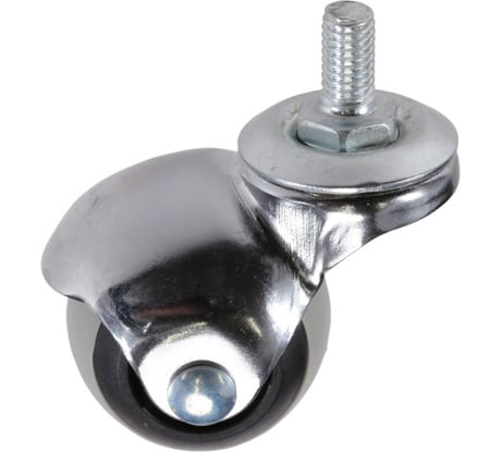 Колесо Brante поворотное 40 мм. на штыре шар серая термопластичная резина 107233