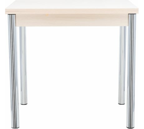 Раздвижной стол Leset Лиль 1Р, металл Хром, Дуб 13201