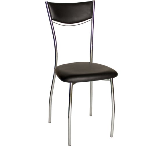 Стул Leset 1308, хром, экокожа черная 14666 1