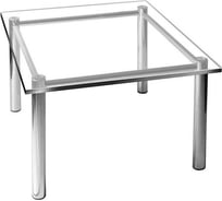 Журнальный стол Комус kdгранд 2м гальванический хром 435612