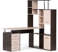 Стол Woodville кс-15 венге / дуб молочный правый 295292