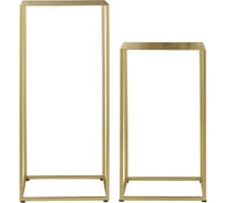 Набор кофейных столиков Bergenson Bjorn Mayen Gold, золотистые BB0000396