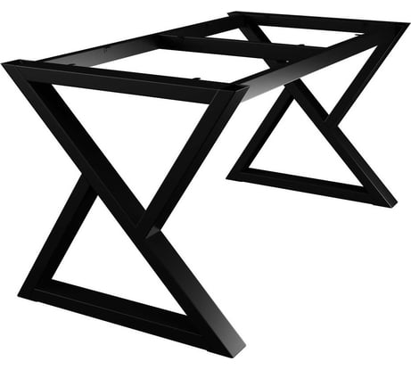 Подстолье для стола Граф Держалкин ножки x-образные черный Nog-X-ч