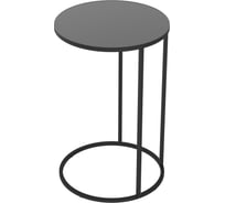 Придиванный стол ООО Калифорния мебель Остин Glass Черная лакобель/Черный 1009783201