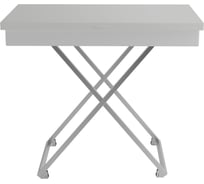 Стол ООО Калифорния мебель универсальный трансформируемый АНДРЭ Хром (ЛДСП) Белый 8702893301