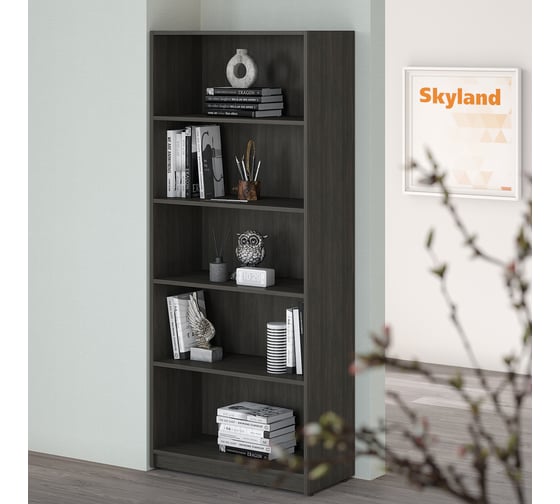 Широкий стеллаж SKYLAND SIMPLE sr-5w дуб юкон, 770x359x1815 00-07131814