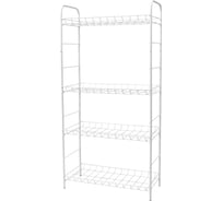 Универсальный стеллаж Palladium BUTLER 008.09 4-х секционный, разборный, 127х64,5х29 см, белый 115892