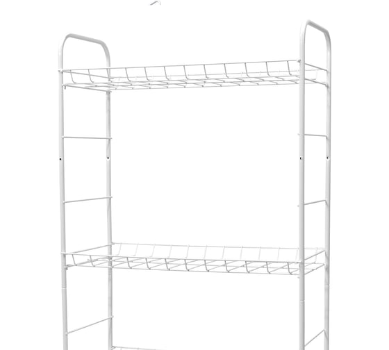 Универсальный стеллаж Palladium BUTLER 008.09 4-х секционный, разборный, 127х64,5х29 см, белый 115892