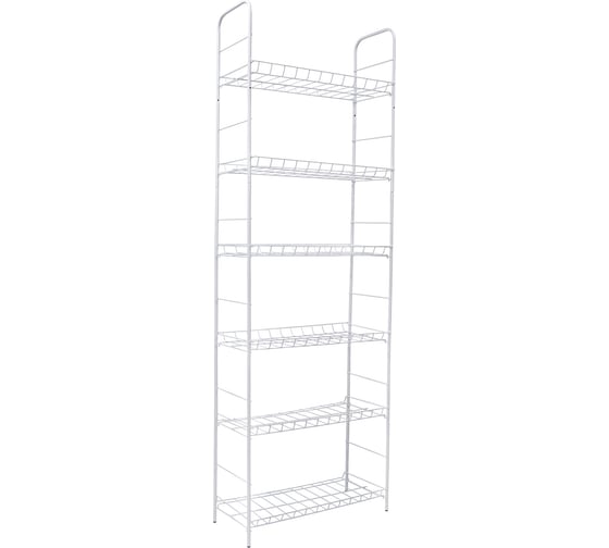 Стеллаж Palladium BUTLER 008.05 металлический, наборной из 6 секций, белый, 189х64,5х29 см 115881