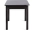 Стол Tetchair Aligery лдсп/hpl/опора-массив березы, 130x75+30x75 см, мрамор черный/черный 20607 2