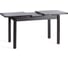 Стол Tetchair Aligery лдсп/hpl/опора-массив березы, 130x75+30x75 см, мрамор черный/черный 20607 5