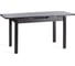 Стол Tetchair Aligery лдсп/hpl/опора-массив березы, 130x75+30x75 см, мрамор черный/черный 20607 7