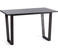 Стол Tetchair Costa лдсп/hpl/металл, 120x80x75 см, мрамор черный/черный 20625