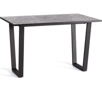 Стол Tetchair Costa лдсп/hpl/металл, 120x80x75 см, гранит темный/черный 20624