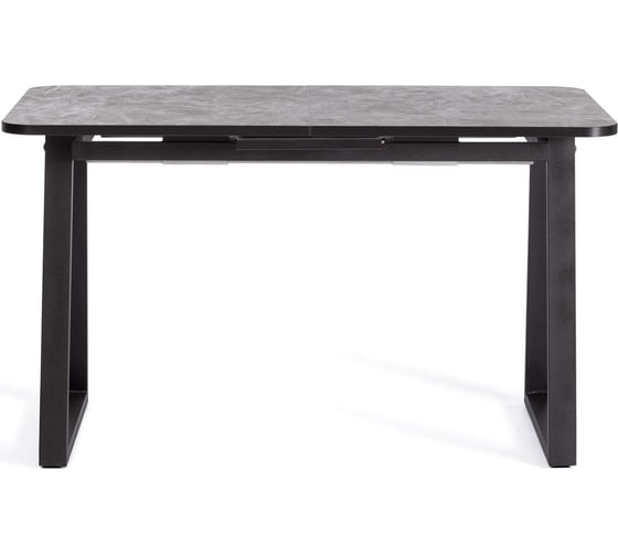 Стол Tetchair Maltido лдсп/hpl/металл, 130x75+30x75 см, гранит темный/черный 20626